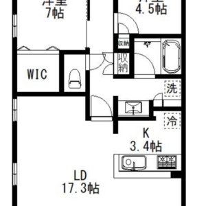 LDK20.7帖(間取)