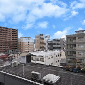 北側廊下からの眺望（北西方向）